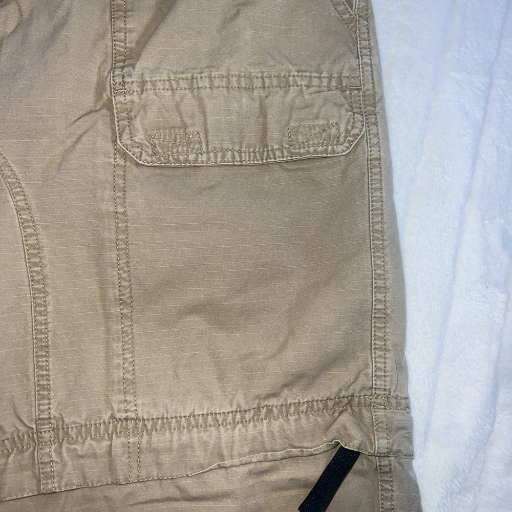 Magellan Yellowstone Convertible Cargo Pants Mens L‎  34 Cargo Beige Rip Stop - Picture 3 of 8